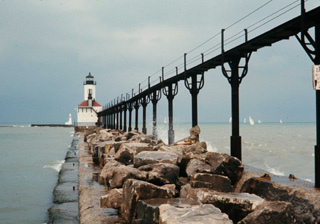 Mich City lighthouse